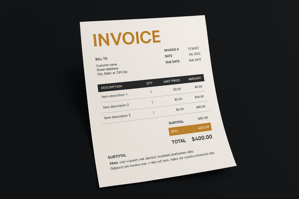 invoice obrazok